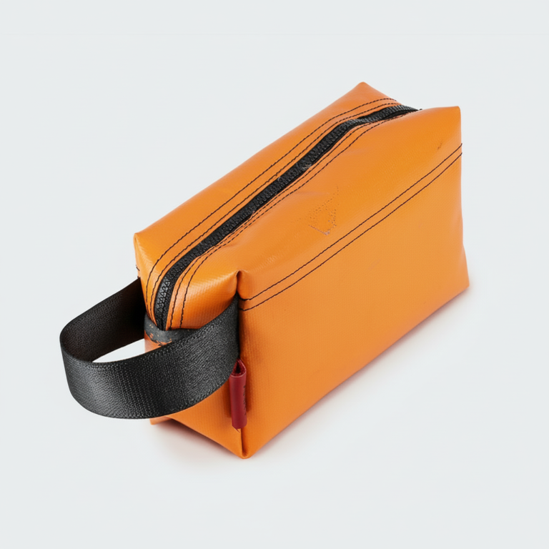 necessär handy kapellväv orange