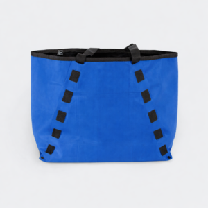 shopper blå kapellväv väska